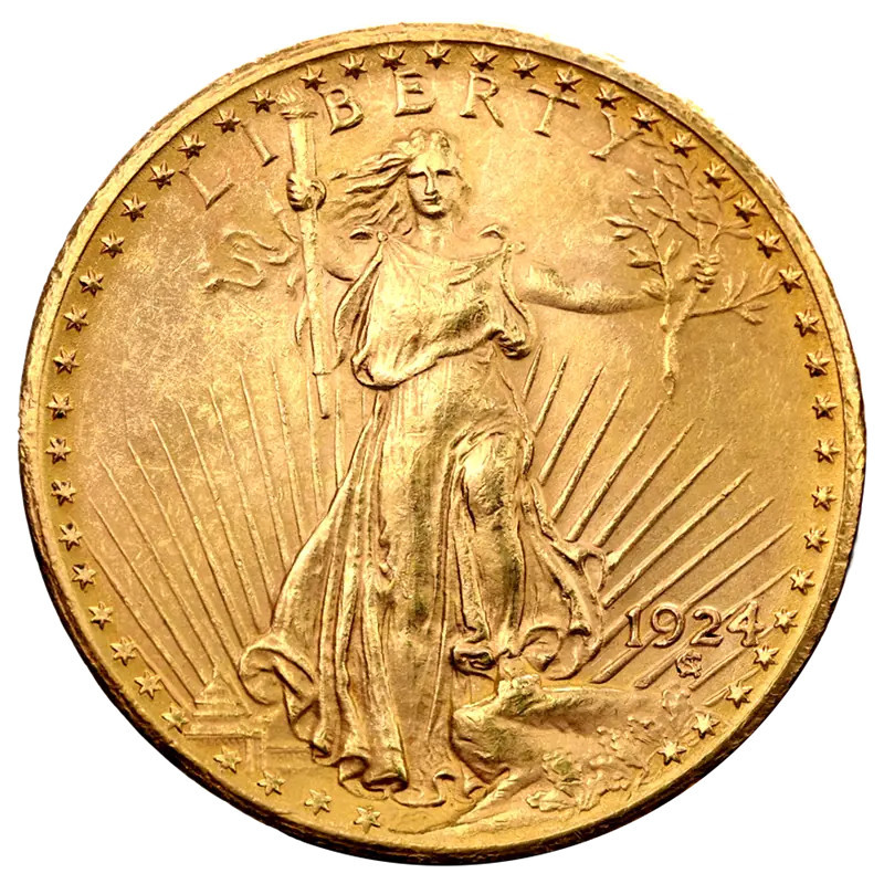 Złota Moneta 20 Dolarów Podwójny Orzeł "Saint-Gaudens" 1907-1933