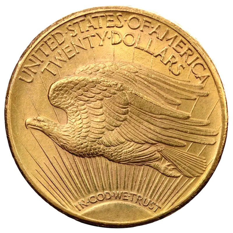 Złota Moneta 20 Dolarów Podwójny Orzeł "Saint-Gaudens" 1907-1933