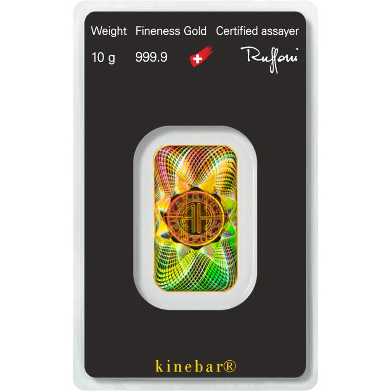 Złota Sztabka Inwestycyjna Argor-Heraeus  Kinebar 10g