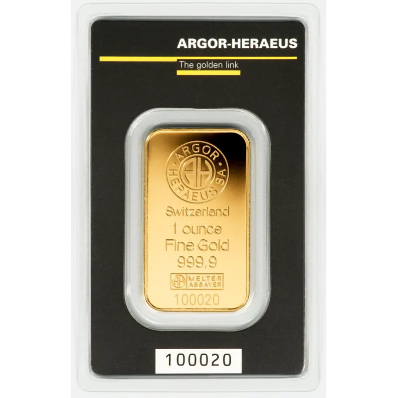 Argor-Heraeus Kinebar Goldbarren 1 oz