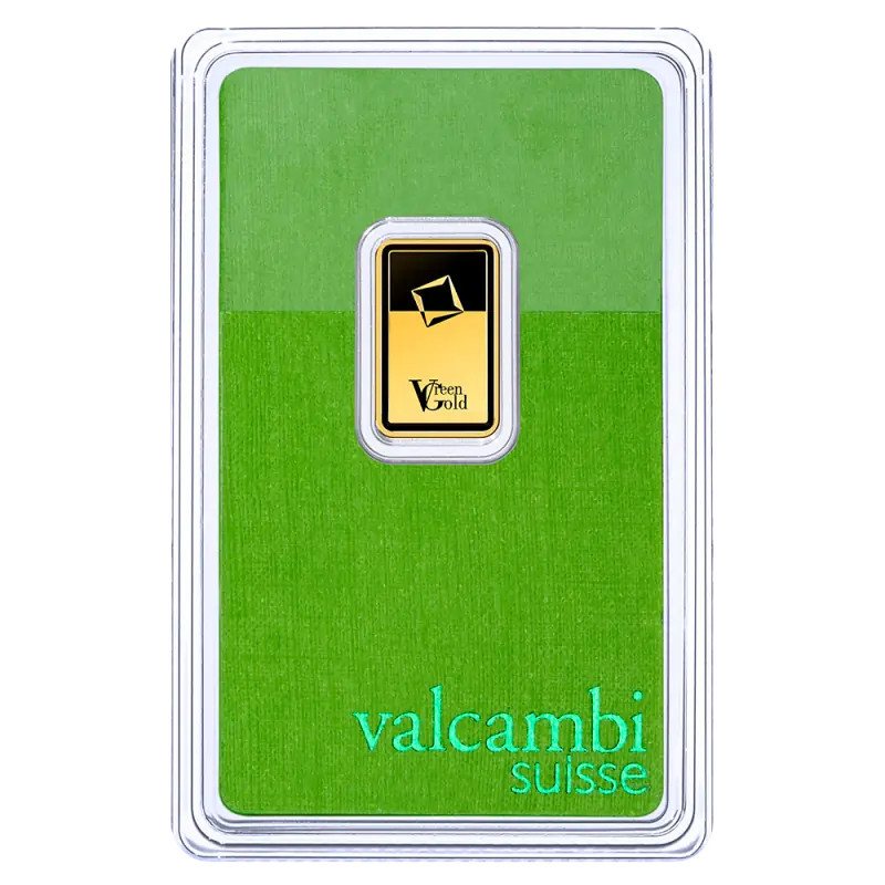2.5g Gold Bar | Valcambi | Green Gold