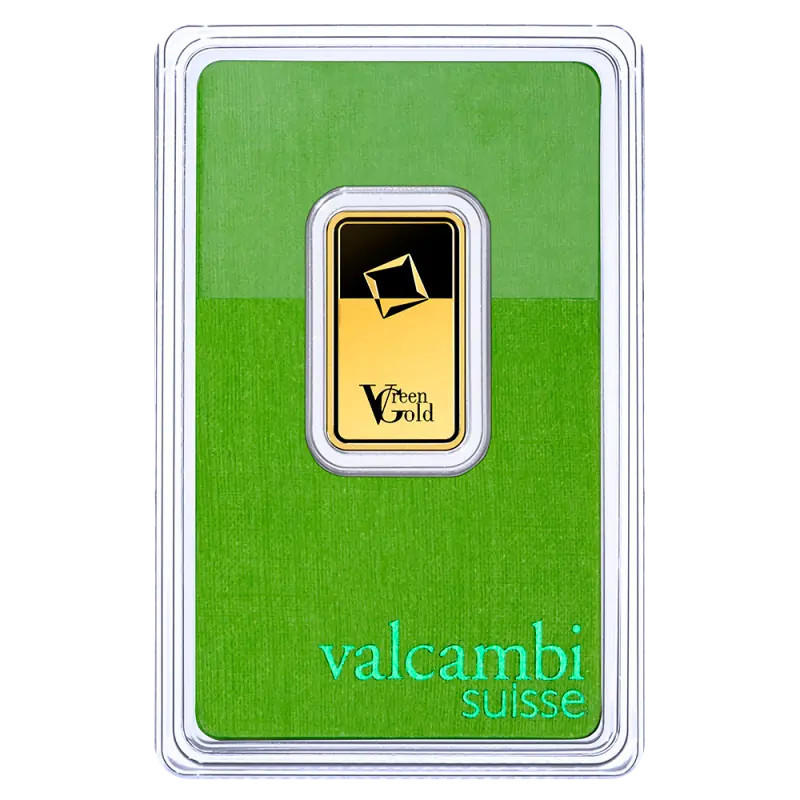 Valcambi Green Gold 10g Gold Bar