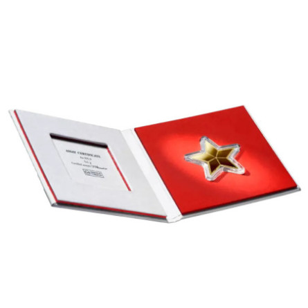 Złota Sztabka Valcambi 5 x 1g CombiBar Gwiazda