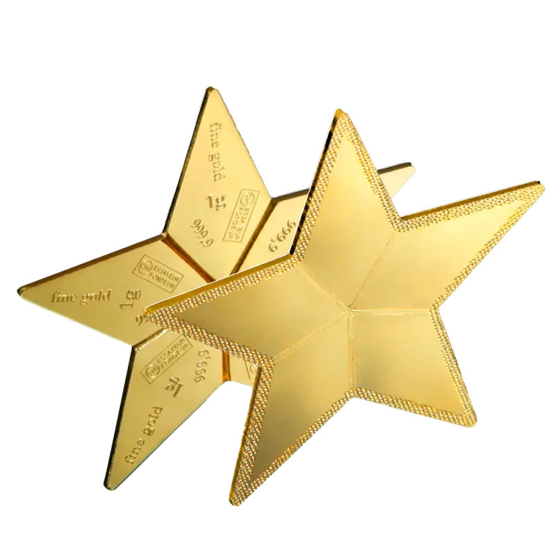 Valcambi 5 x 1g CombiBar Star Gold Bar