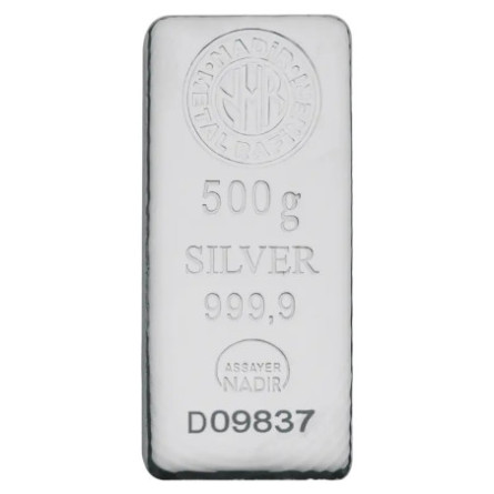 Nadir Silver Bar, 500g