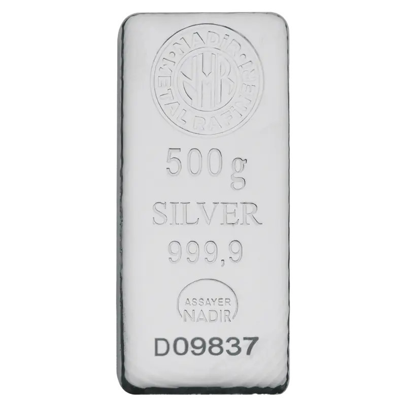 Srebrna Sztabka Nadir, 500g
