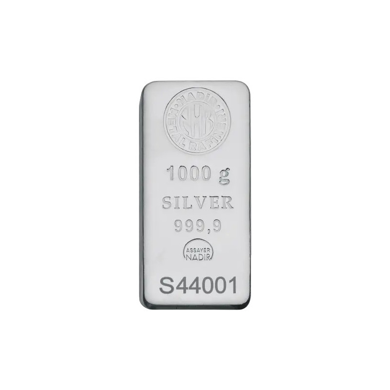 Srebrna Sztabka Nadir, 1000g