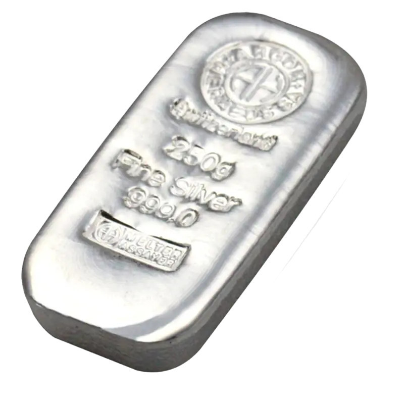 Срібний зливок Argor-Heraeus, 250 г Срібний зливок Argor-Heraeus, 250 г