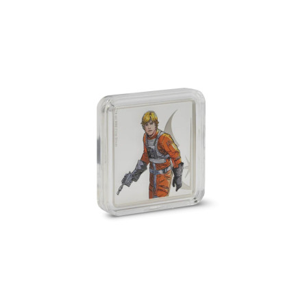 Luke Skywalker und R2-D2 2025 Silbermedaille, 1 Unze - Vorderseite 2