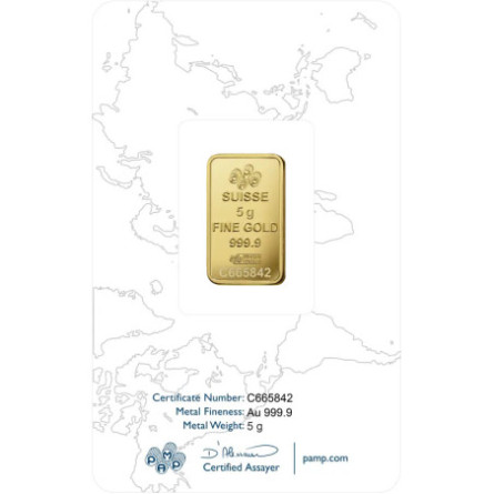 PAMP Rose 5g Investment Gold Bar