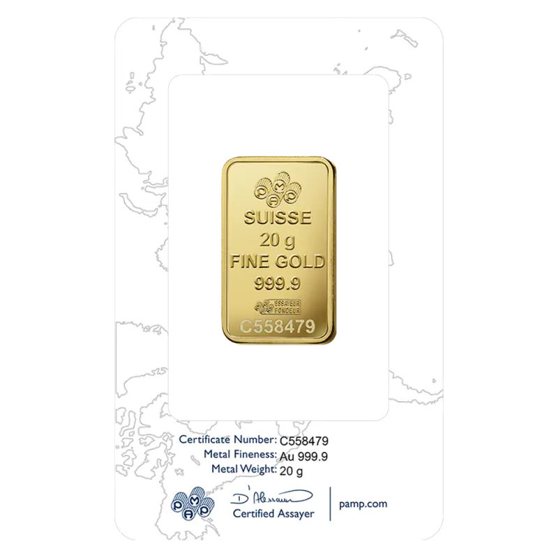 20g Gold Bar | PAMP Rose