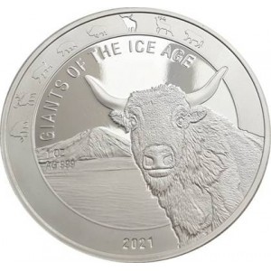 Ice Age Aurochs 2021, 1oz - rewers
