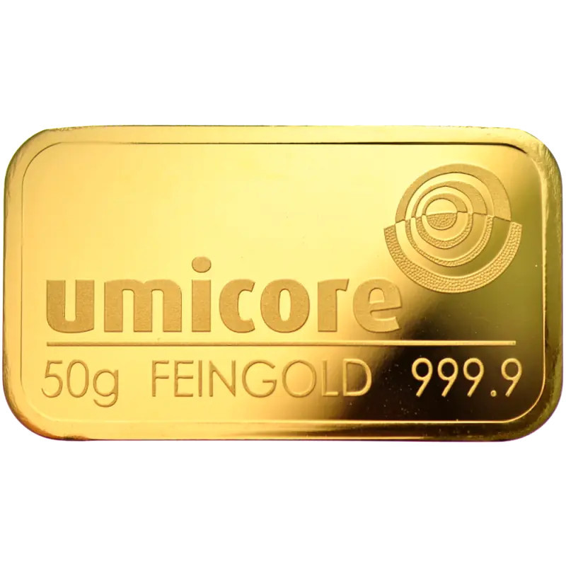 Złota Sztabka Inwestycyjna Umicore 50g