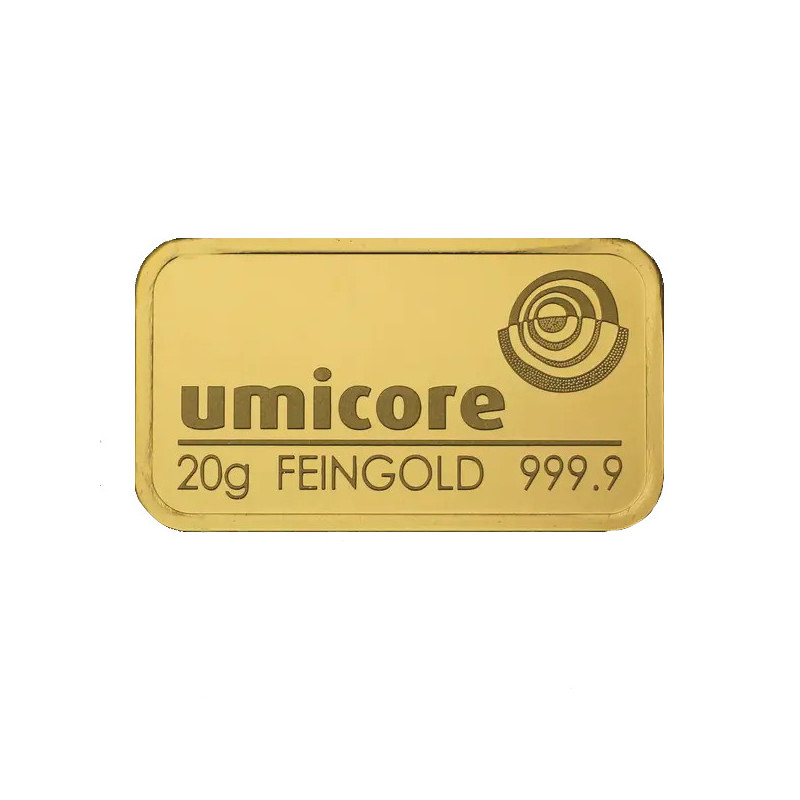 Umicore 20g Investment Gold Bar