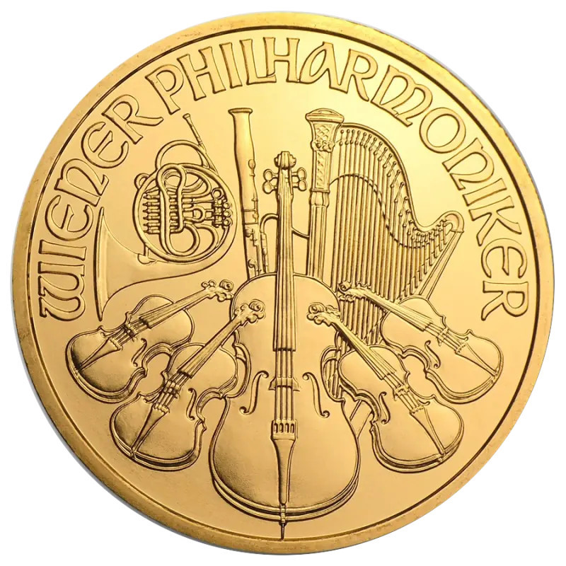 Złota Moneta Wiedeńscy Filharmonicy Mieszane Roczniki lat, 1oz