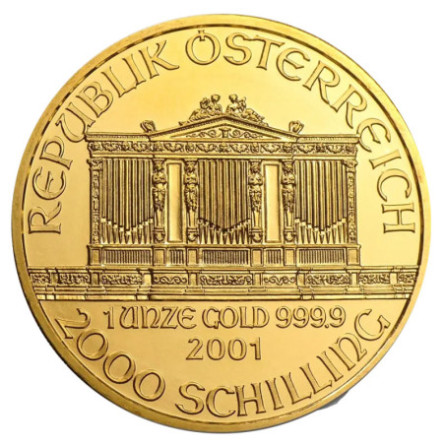 Złota Moneta Wiedeńscy Filharmonicy Mieszane Roczniki lat, 1oz
