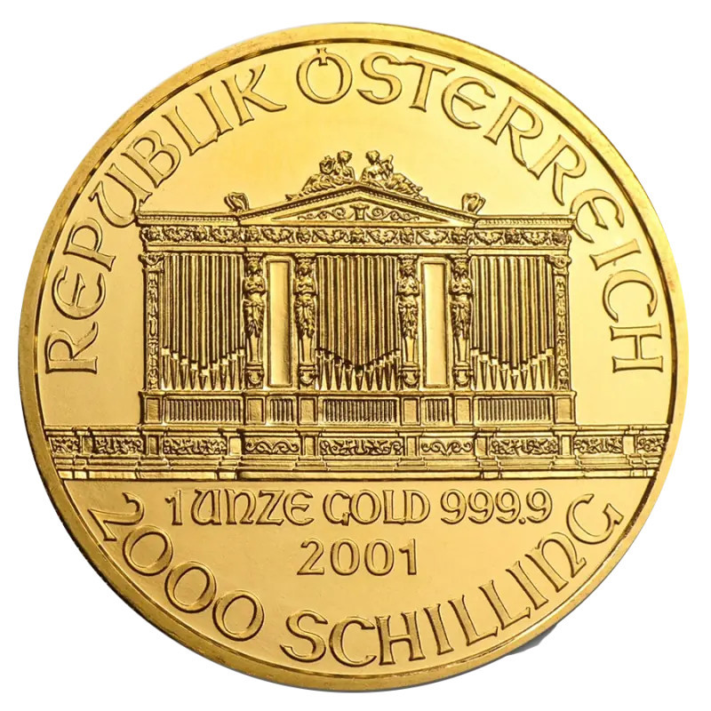 Złota Moneta Wiedeńscy Filharmonicy Mieszane Roczniki lat, 1oz