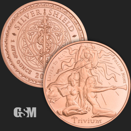 GSM Trivium Girls Copper Medal, 1 oz.