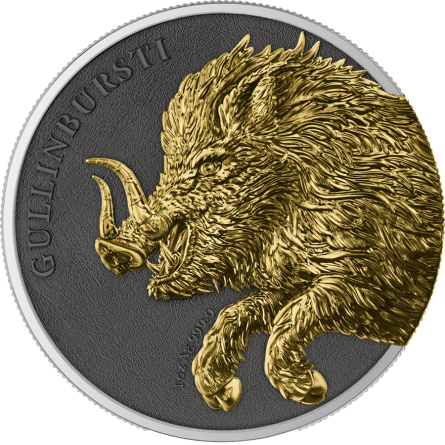 Srebrna Moneta Germania Beasts: Gullinbursti 2025 Geminus, 2x 1 uncja - ege