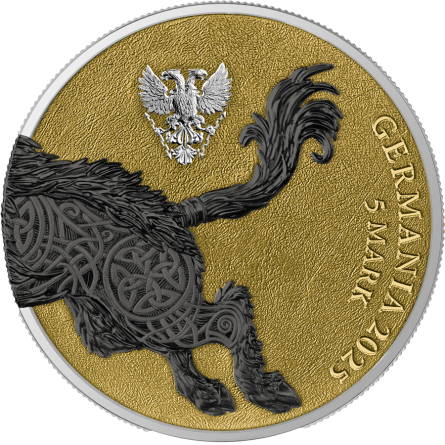 Srebrna Moneta Germania Звірі: Gullinbursti 2025 Geminus, 2x 1 uncja - awers 2 Srebrna Moneta Germania Звірі: Gullinbursti 2025 Geminus, 2x 1 uncja - awers 2