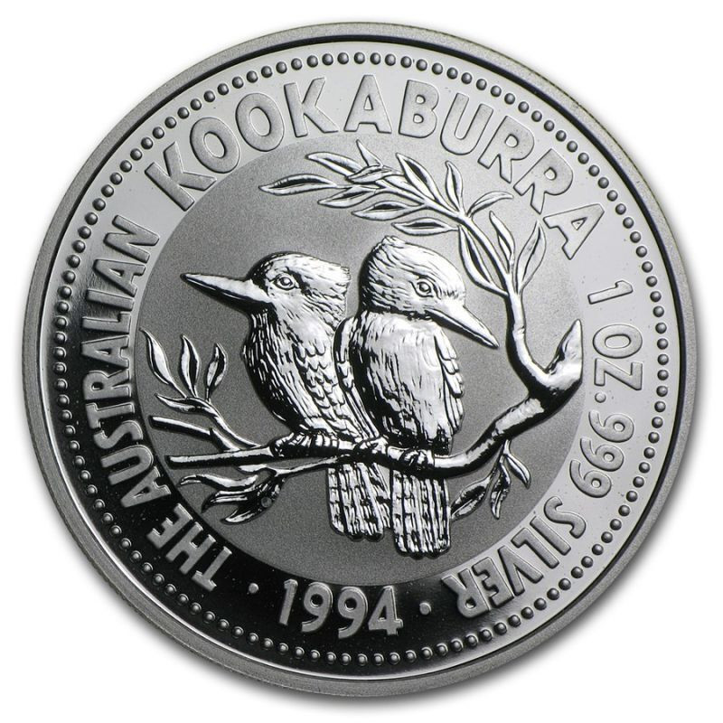 Australian Kookaburra Silver Coin 1994, 1 oz