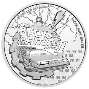 BTTF - 2021, 1oz - Rückseite BTTF - 2021, 1oz - Rückseite