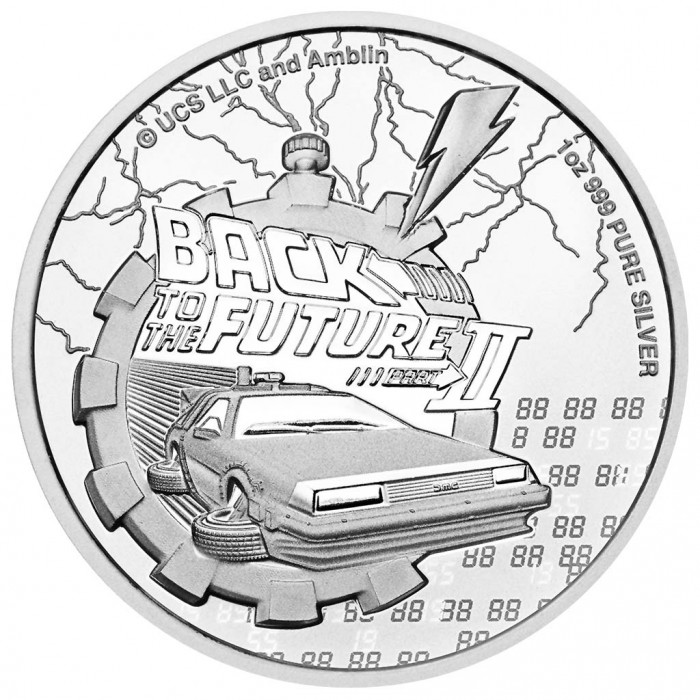 BTTF - 2021, 1 унція - реверс BTTF - 2021, 1 унція - реверс