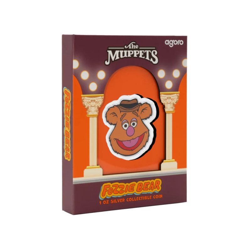 Srebrna Moneta Disney The Muppets - Fozzie Bear 2025, 1 uncja - box 1 Srebrna Moneta Disney The Muppets - Fozzie Bear 2025, 1 uncja - box 1