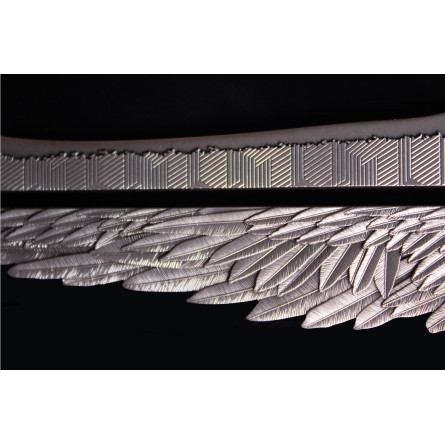 Silver Numismatic Sword of St. Uriel Yellow Gold, 2.5 oz - front
