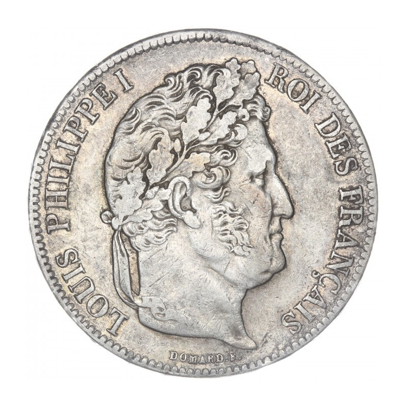 Срібна монета 5 франків 1832-1878, 25 грам - Луї-Філіп I