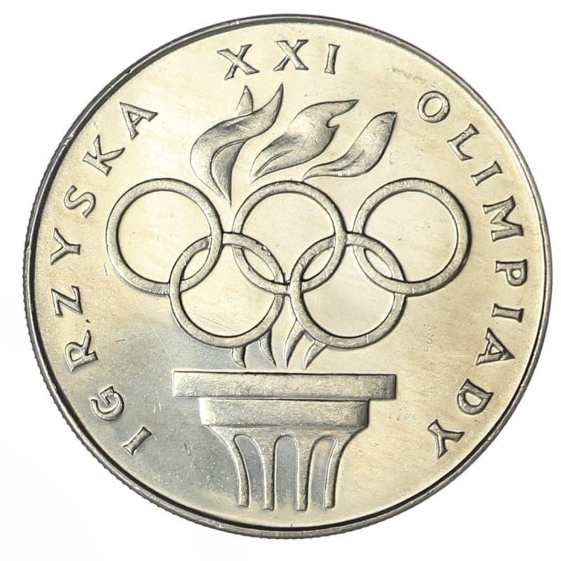 PRL Silver Coin Map/Olympics, 14.5 grams - reverse 1 PRL Silver Coin Map/Olympics, 14.5 grams - reverse 1