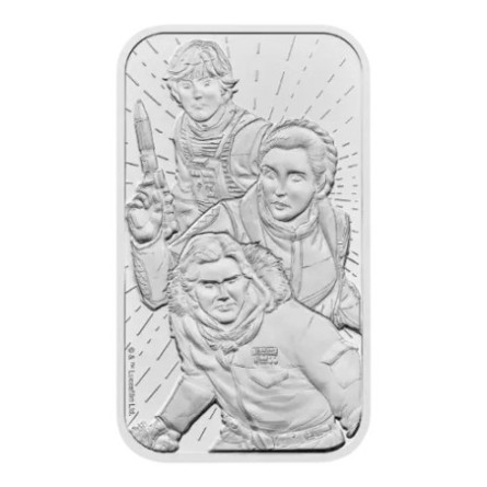 Star Wars Light Side Silver Bar, 1 oz