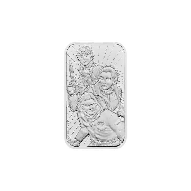 Star Wars Light Side Silver Bar, 1 oz