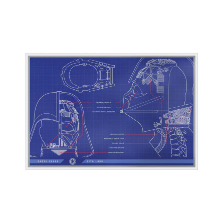 Srebrny Banknot Foil Blueprint Star Wars: Darth Vader Helm 2025, 1 uncja - Front 1