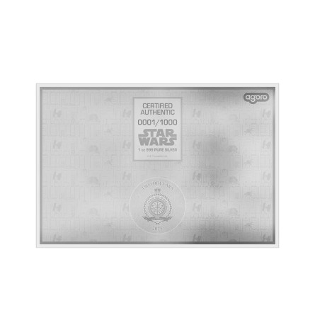 Srebrny Banknot Foil Blueprint Star Wars: Darth Vader Helmet 2025, 1 uncja - back Srebrny Banknot Foil Blueprint Star Wars: Darth Vader Helmet 2025, 1 uncja - back