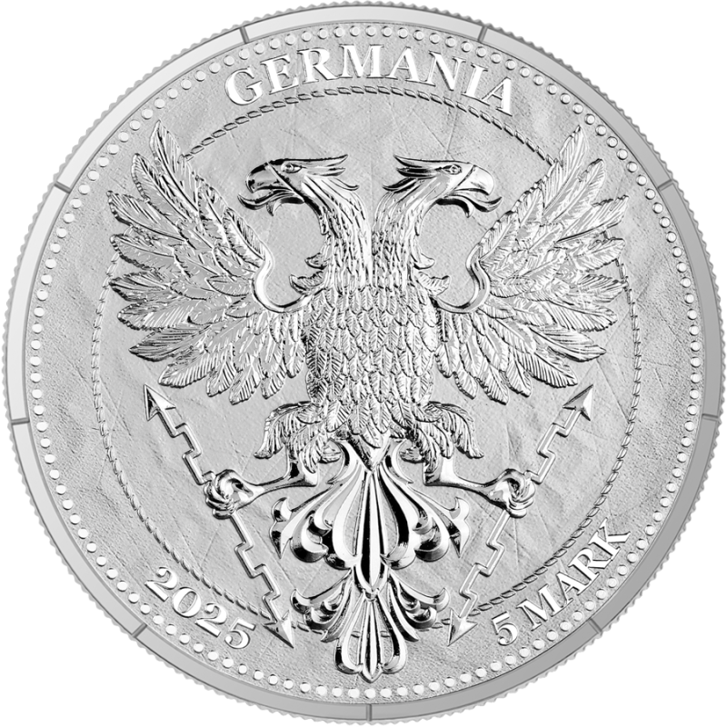 Srebrna Moneta Mythical Forest: Yggdrasil 2025 BU, 1 uncja - awers Srebrna Moneta Mythical Forest: Yggdrasil 2025 BU, 1 uncja - awers