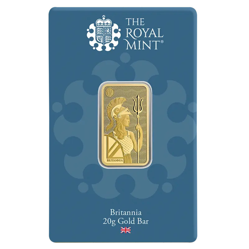 Britannia Royal Mint Investment Gold Bar, 20g