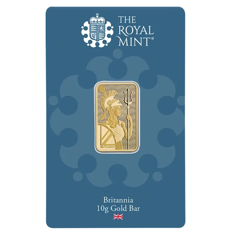 Britannia-Goldbarren der Royal Mint, 10 g Britannia-Goldbarren der Royal Mint, 10 g