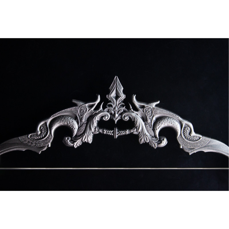 Srebrny Numizmat The Divine Weapons - Crescent Bow Antique, 2 uncje - detal 3 Srebrny Numizmat The Divine Weapons - Crescent Bow Antique, 2 uncje - detal 3
