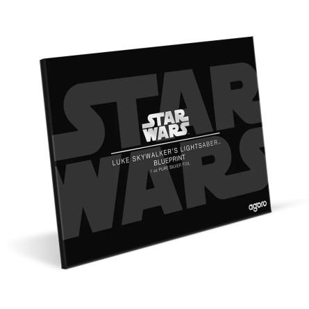 Srebrny Banknot Star Wars: Luke Skywalker's Lightsaber Blueprint 2025, 1 uncja - box