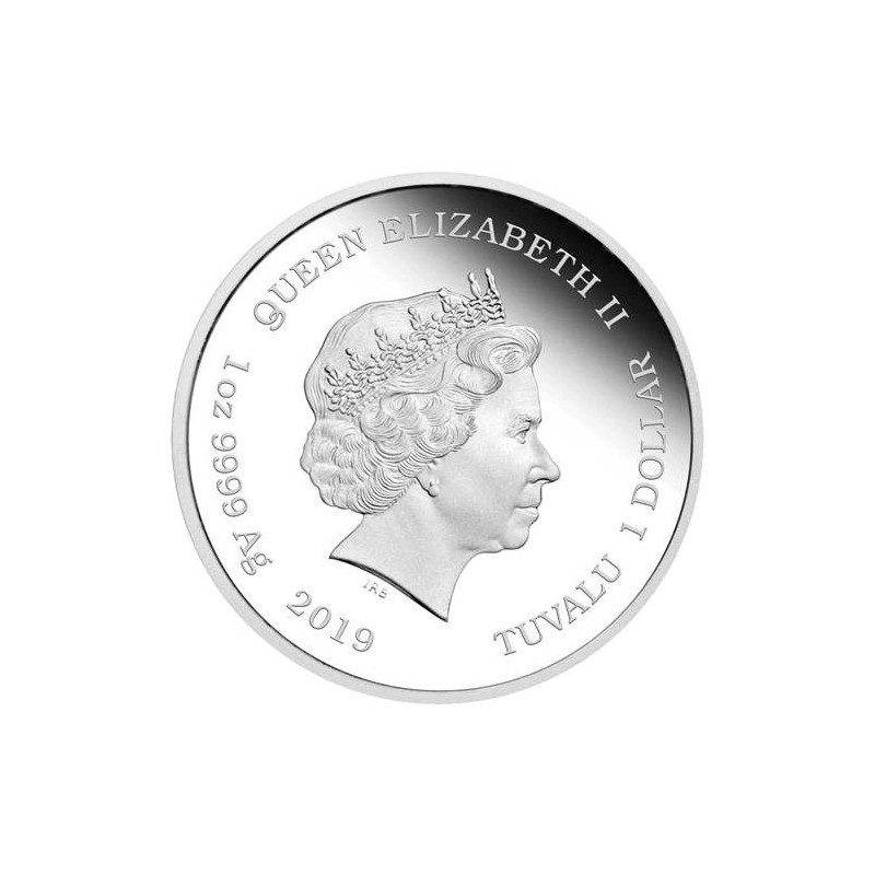 Srebrna Moneta The Simpsons: Marge 2019 Proof Colored, 1 uncja - awers Srebrna Moneta The Simpsons: Marge 2019 Proof Colored, 1 uncja - awers