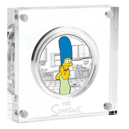 Srebrna Moneta The Simpsons: Marge 2019 Proof Colored, 1 uncja - box 1