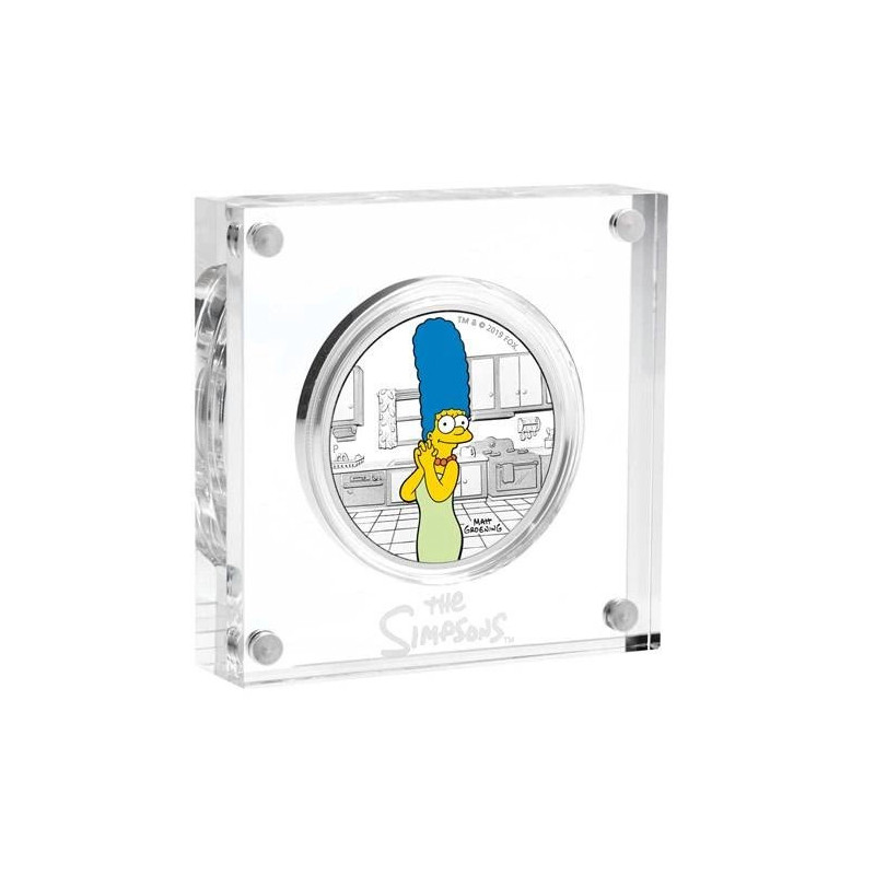 Srebrna Moneta The Simpsons: Marge 2019 Proof Colored, 1 uncja - box 1 Srebrna Moneta The Simpsons: Marge 2019 Proof Colored, 1 uncja - box 1