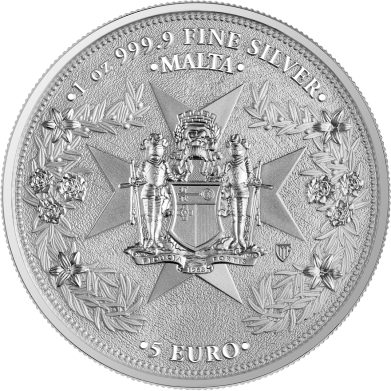 Srebrna Moneta Malta Golden Eagle 2025, 1 uncja - awers