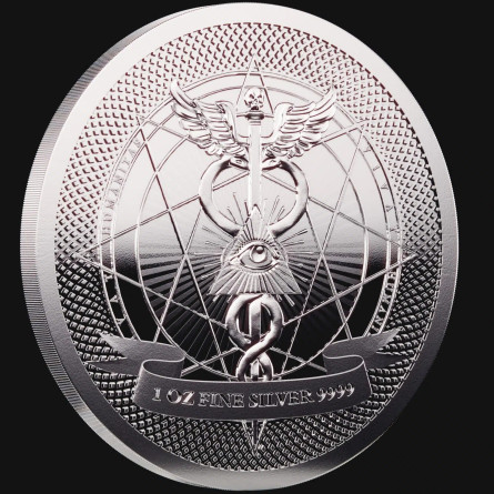 Srebrna Moneta Niue Vivat Humanitas 2025, 1 uncja - rewers