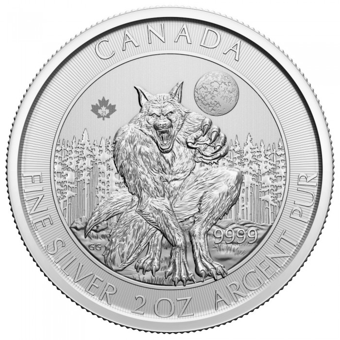 Werwolf 2021, 2oz - Rückseite Werwolf 2021, 2oz - Rückseite