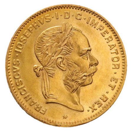 Złota Moneta 4 floreny 10 franków nowa edycja