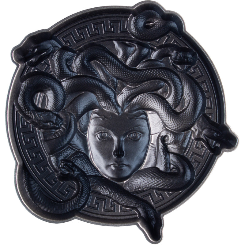 Srebrny Numizmat Serpent Crown, 2 uncje - back