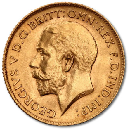 Gold Coin Half Sovereign George V Mixed Vintage