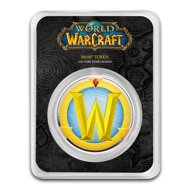 Срібна медаль World of Warcraft Token, 1 шт - rewers